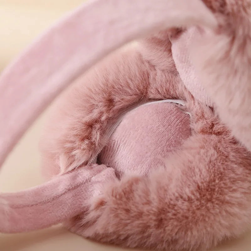 Solid Soft Plush Ear Keep Warmer Winter Earmuffs for Women Men Fashion Outdoor Earflap Protection Ear-Muffs Ear Cover