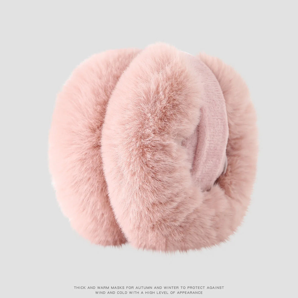 Solid Soft Plush Ear Keep Warmer Winter Earmuffs for Women Men Fashion Outdoor Earflap Protection Ear-Muffs Ear Cover