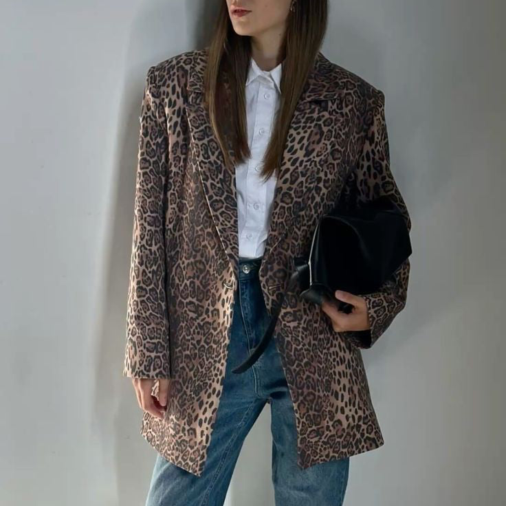 Blazer léopard Anna